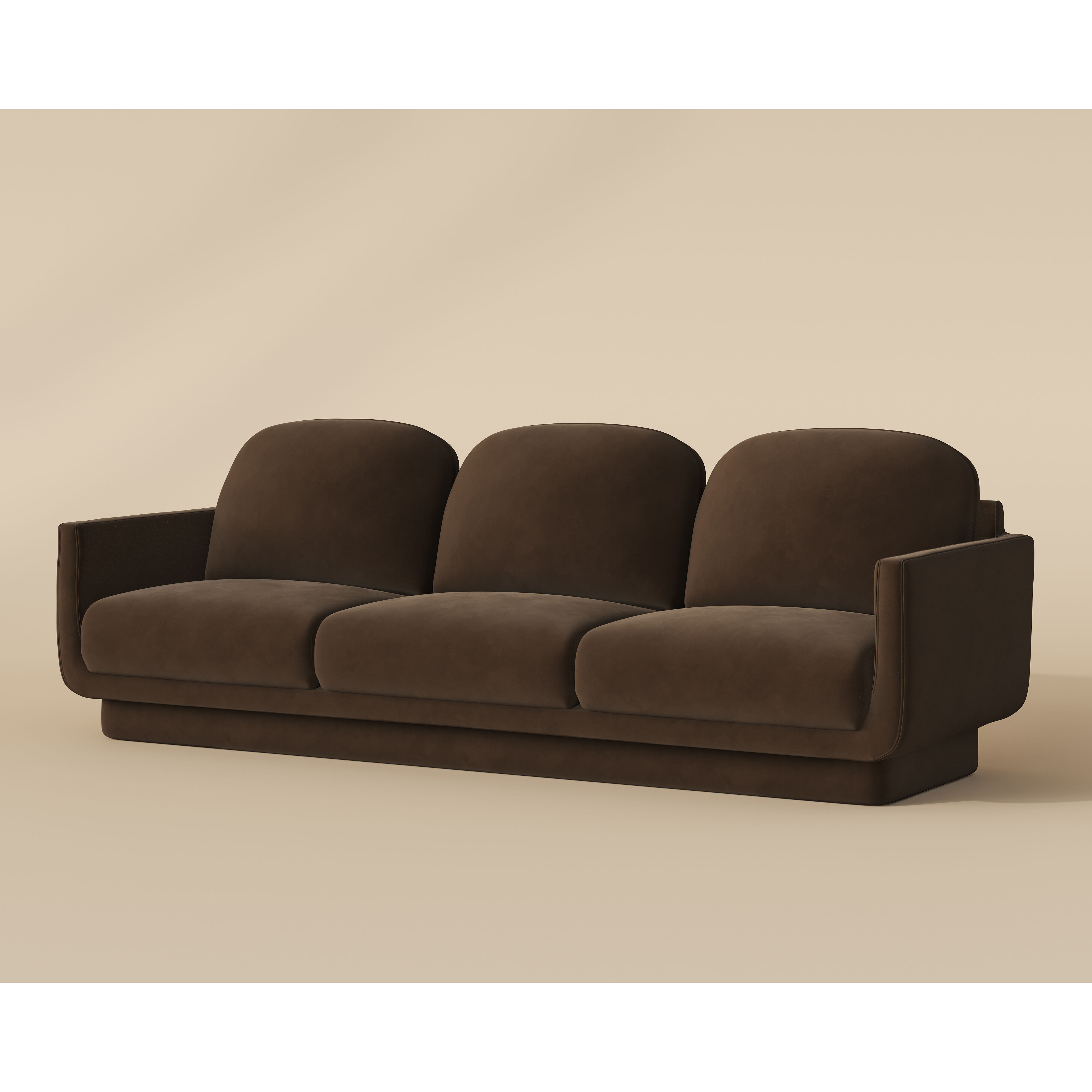 Everton Meg Dark Brown Sofa